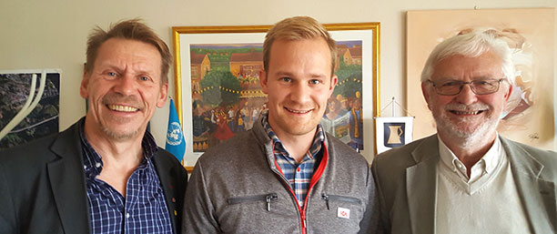 Peter Rosholm, Andreas Hartvigsson och Christer Johansson