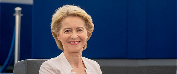 Ursula von der Leyen, ny kommissionsordförande.